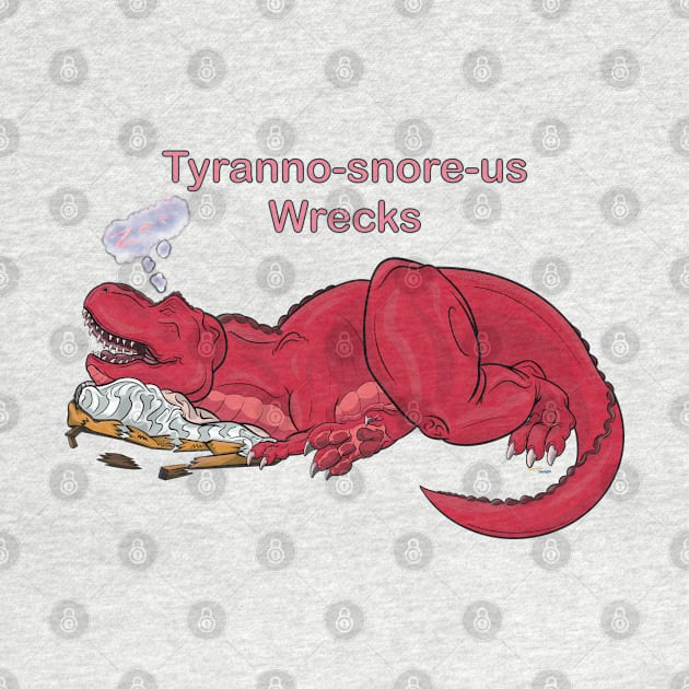 Punimals - Tyranno-snore-us Wrecks by tygerwolfe